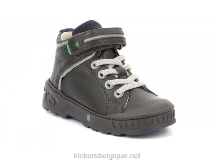 coup de pied adolescent autre marron enfants KickersDT22970