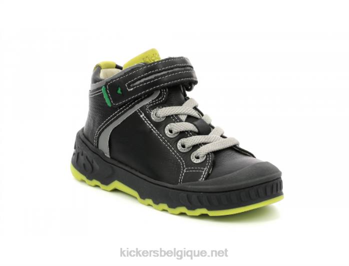 coup de pied adolescent noir enfants KickersDT22971