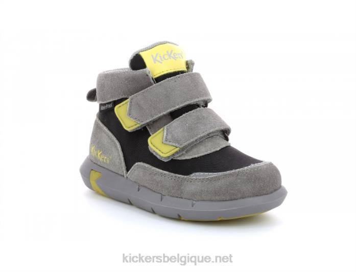 junibo gris vert enfants KickersDT22965