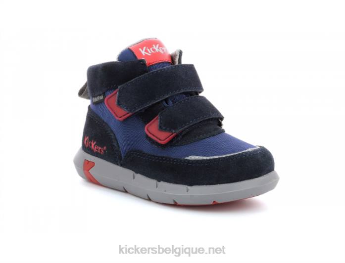 junibo rouge marine enfants KickersDT22968