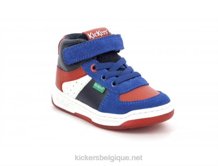 kickalien bleu marine rouge enfants KickersDT221006