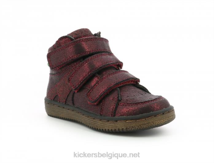 lohan bordeaux vif enfants KickersDT22951