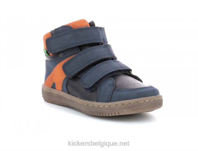 lohan marine orange enfants KickersDT22953