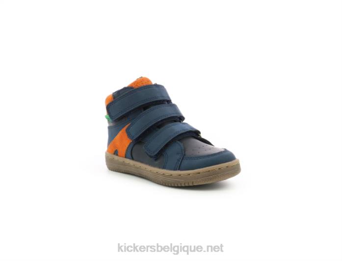 lohan marine orange enfants KickersDT22957