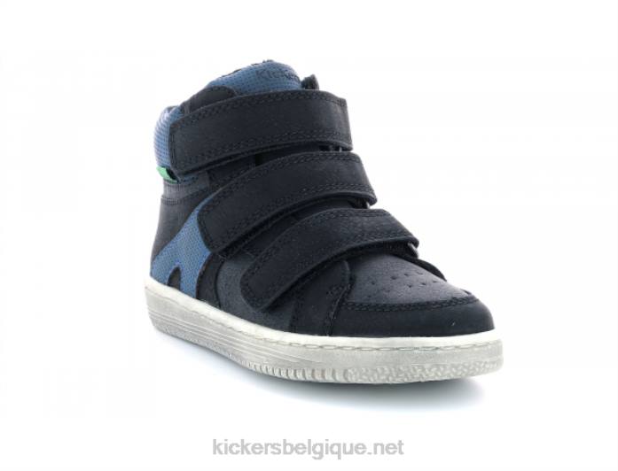 lohan noir brillant enfants KickersDT22955