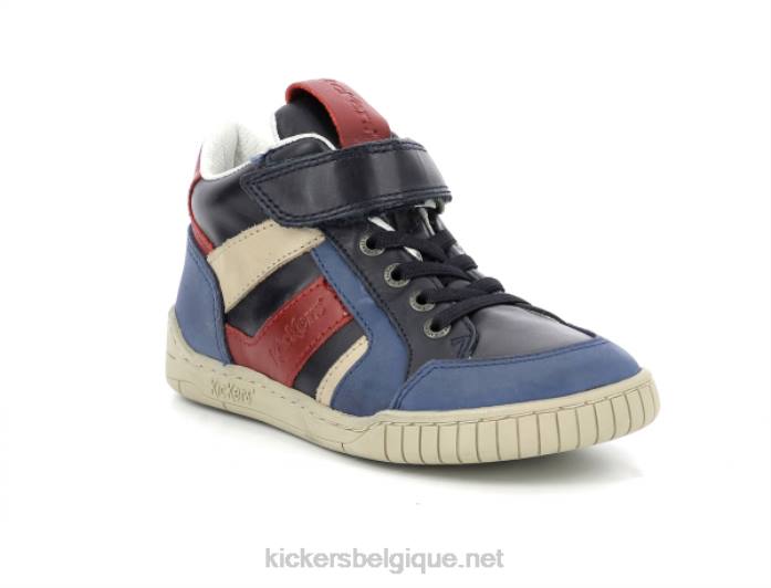 wincky cdt bleu marine rouge enfants KickersDT22987