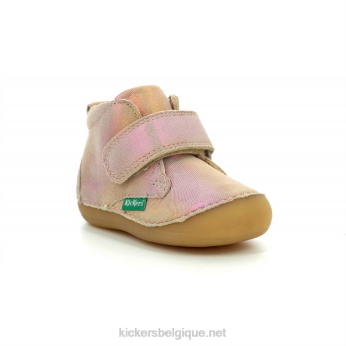 arc-en-ciel rose sabio enfants KickersDT22800