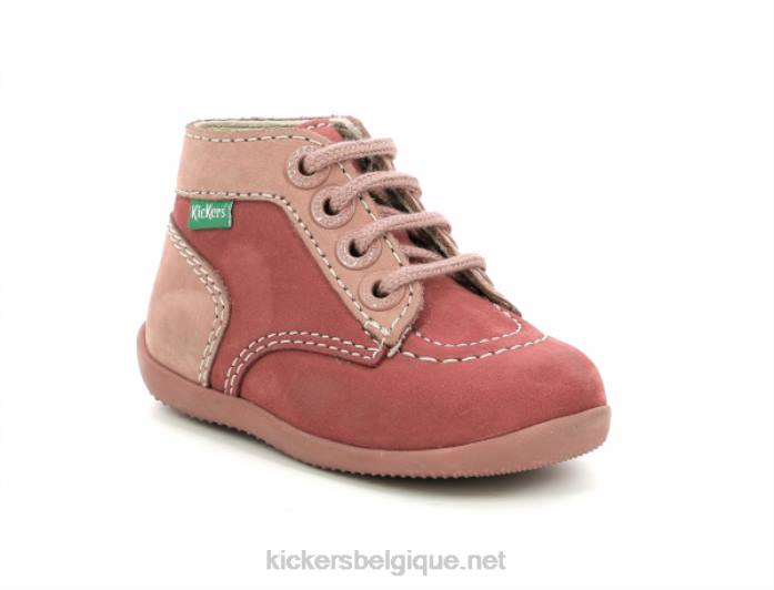 bonbon-2 rose foncé enfants KickersDT22853