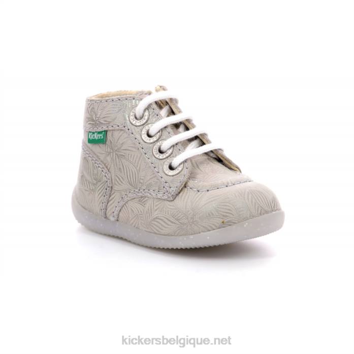 bonzip-2 beige clair irisé enfants KickersDT22875