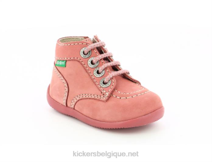 bonzip-2 rose clair enfants KickersDT22859