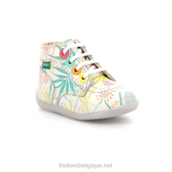 bonzip-2 soleil blanc enfants KickersDT22777