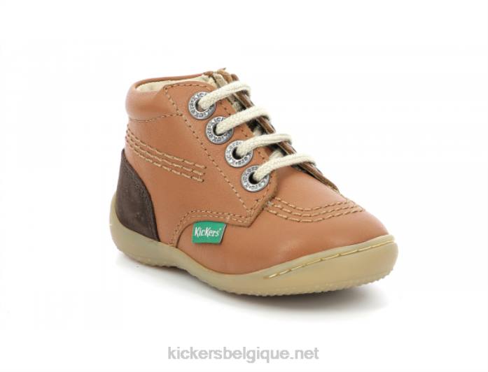 gazip marron chameau enfants KickersDT22850