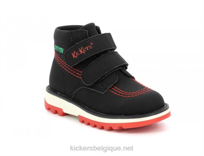 kickfun noir brillant enfants KickersDT22811