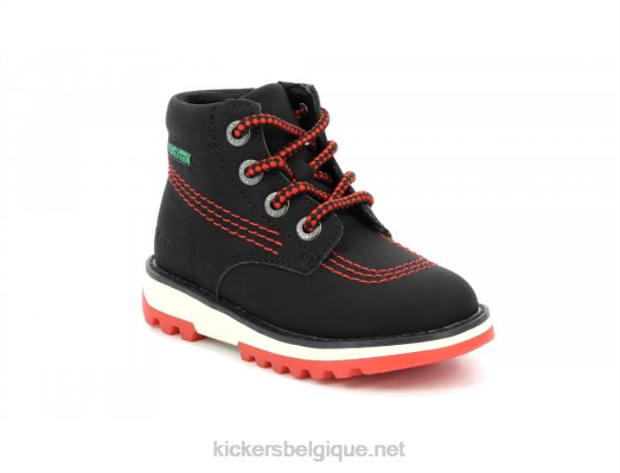 kickrally20 noir brillant enfants KickersDT22818