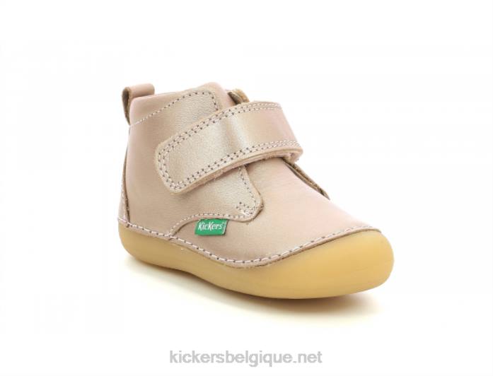 métal rose sabio enfants KickersDT22917