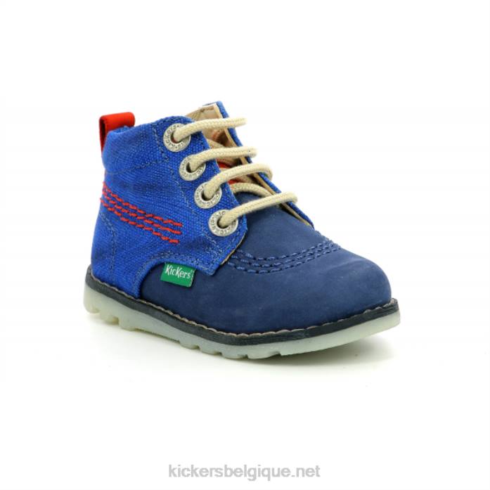 non oneo bleu rouge enfants KickersDT22864