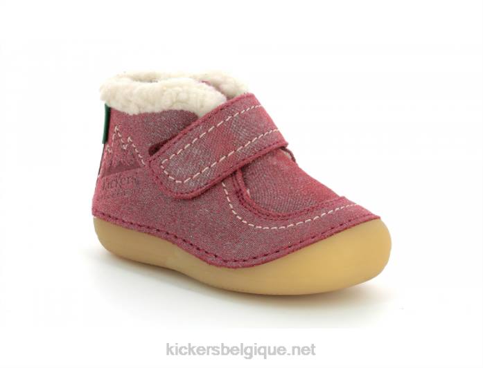 paillettes rose somoons enfants KickersDT22836