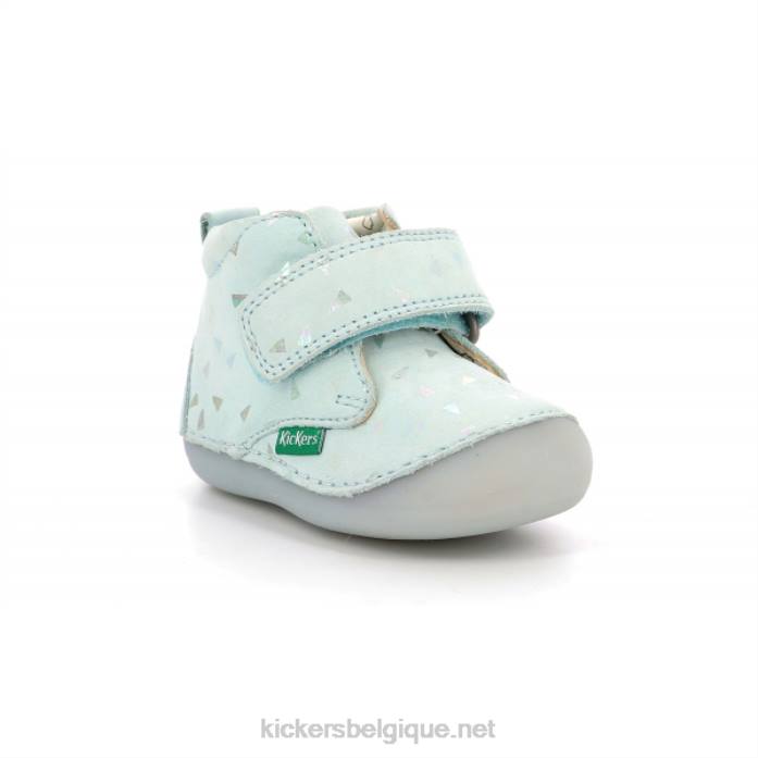 sabio plumetis bleu clair enfants KickersDT22801