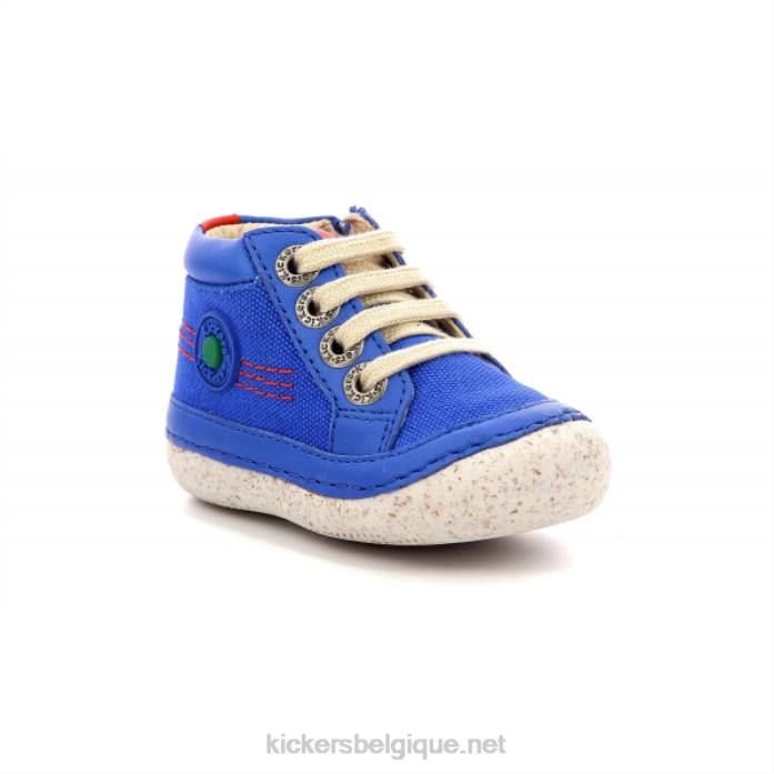 sonistreet bleu rouge enfants KickersDT22782