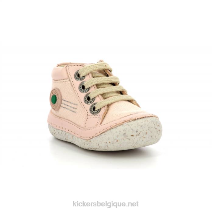 sonistreet rose clair enfants KickersDT22787