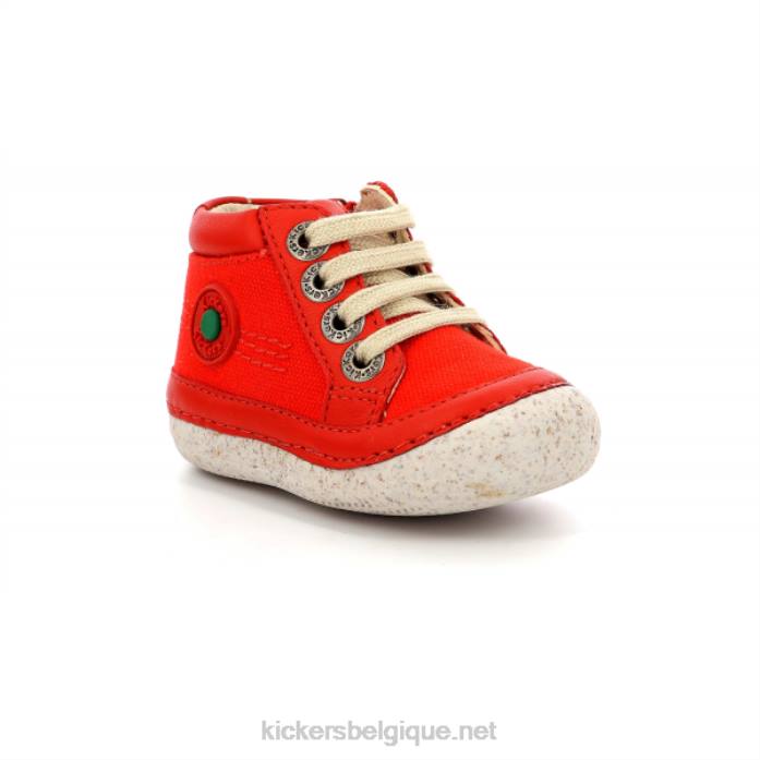 sonistreet rouge enfants KickersDT22784