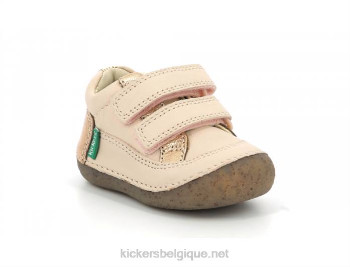 sostankro métal rose clair enfants KickersDT22889