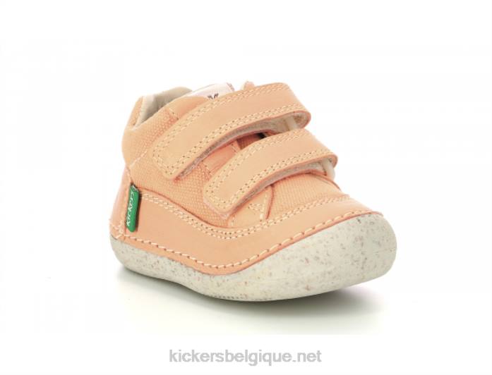 sostankro orange clair enfants KickersDT22799