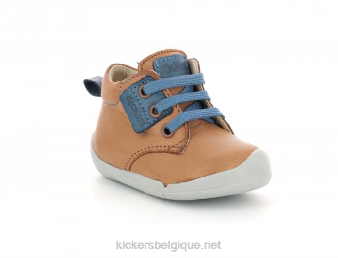 wazzap camel bleu enfants KickersDT22803