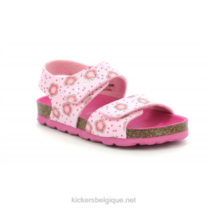 Summerkro fleur rose clair enfants KickersDT22528