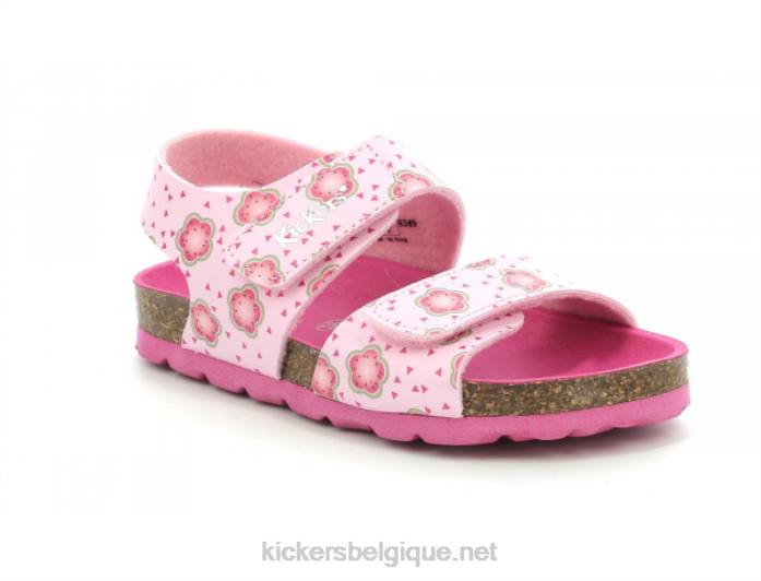 Summerkro fleur rose clair enfants KickersDT22562