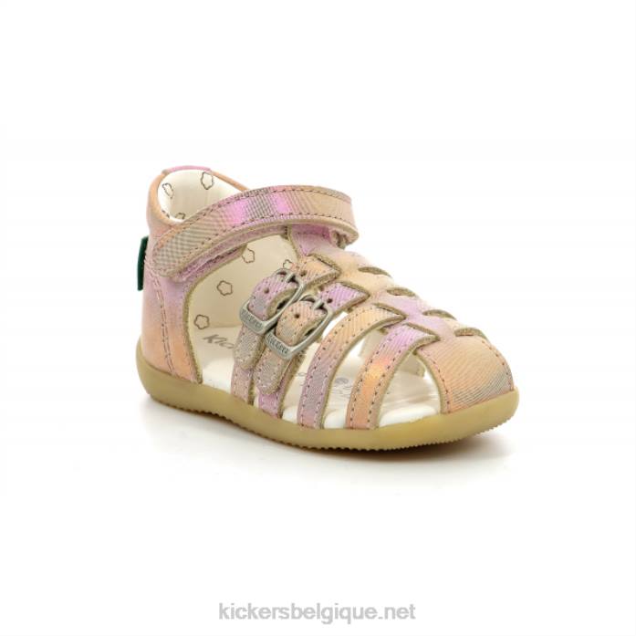 arc-en-ciel rose bigkro enfants KickersDT22692