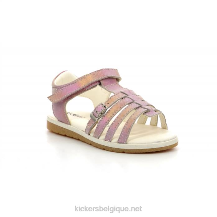 arc-en-ciel rose gilianna enfants KickersDT22684