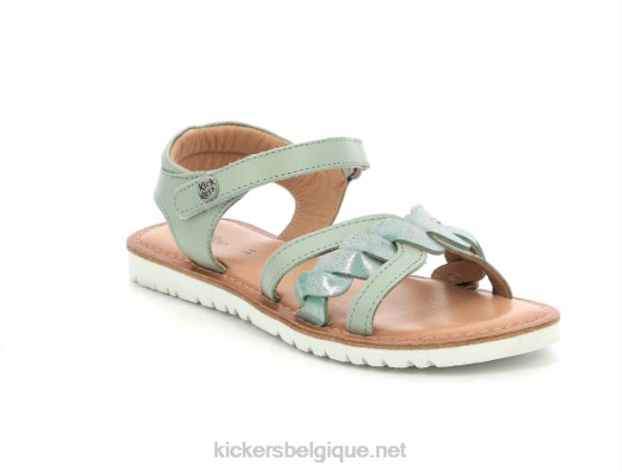 betty vert turquoise métallisé enfants KickersDT22414