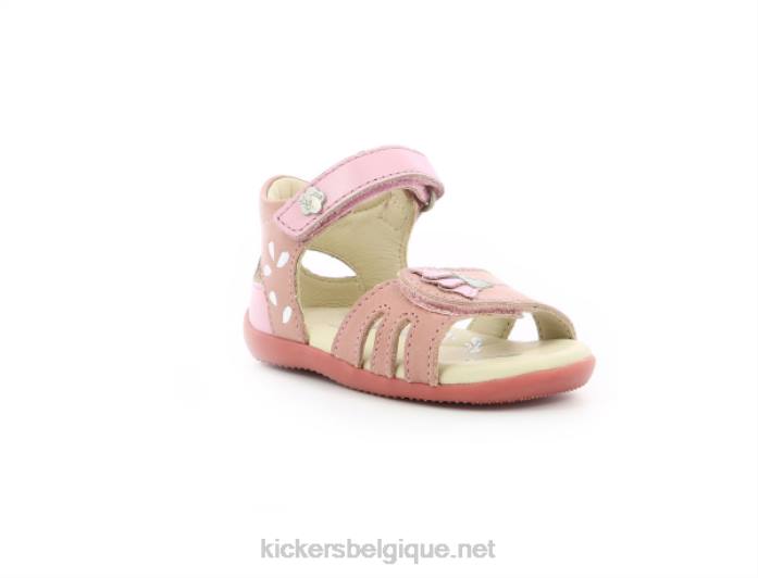 bichetta rose clair argenté enfants KickersDT22740