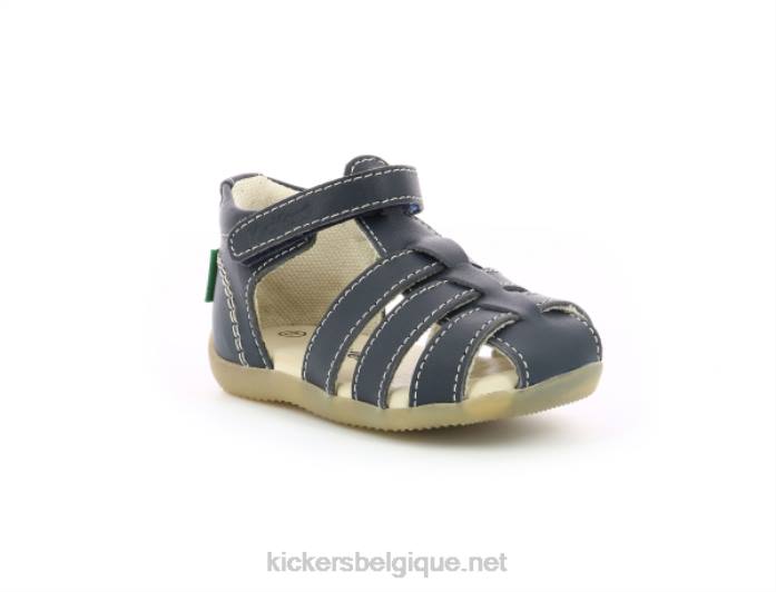 bigflo-2 bleu marine foncé enfants KickersDT22539