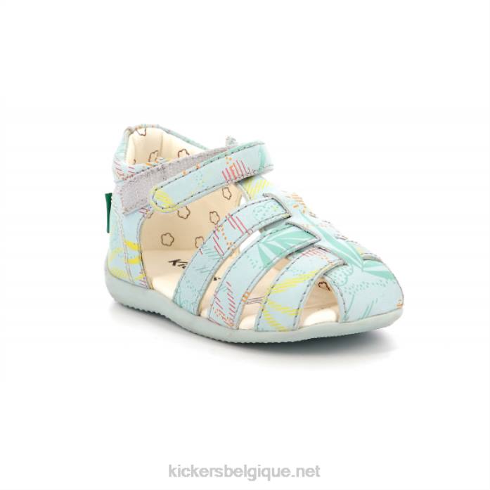 bigflo-2 soleil bleu clair enfants KickersDT22550