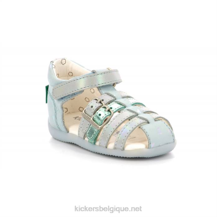 bigkro plumetis bleu clair enfants KickersDT22669