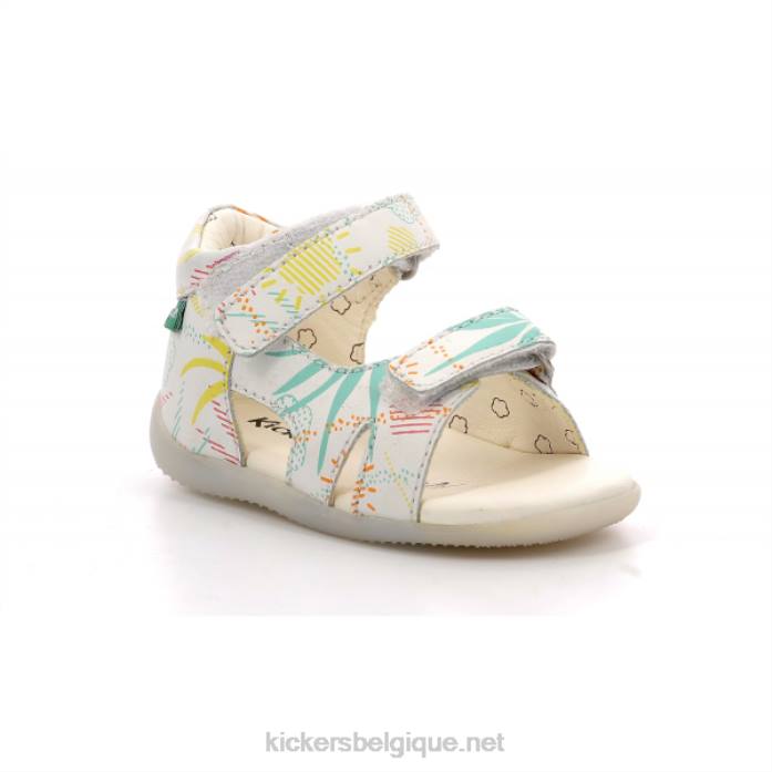 binsia-2 soleil blanc enfants KickersDT22524