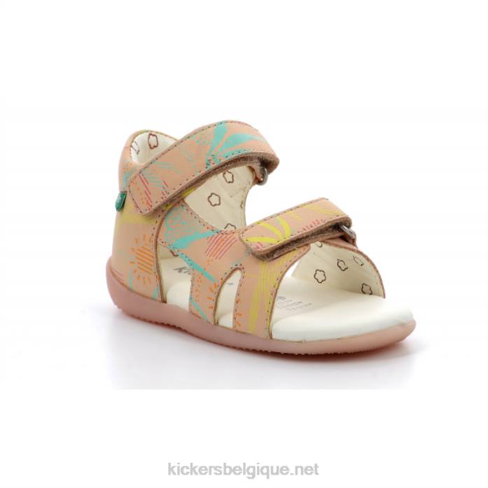 binsia-2 soleil rose enfants KickersDT22523