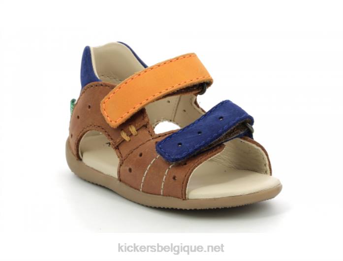 boping-2 camel orange bleu enfants KickersDT22720