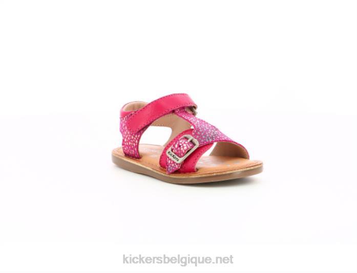 diazz imprimé rose foncé enfants KickersDT22464