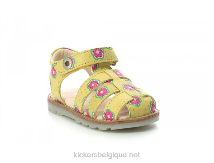 fleur jaune nonosti enfants KickersDT22543