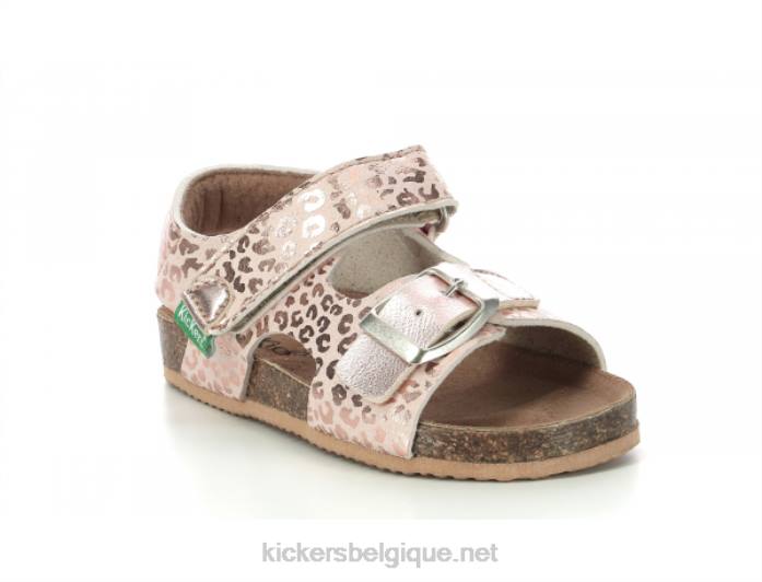 fuxio rose clair enfants KickersDT22569