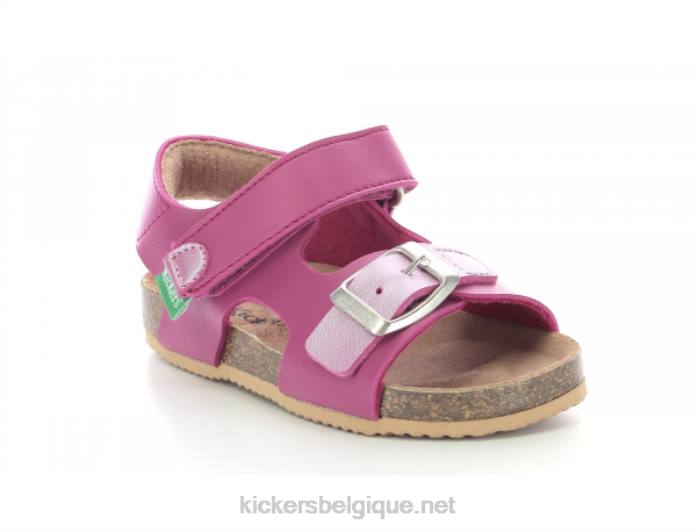 fuxio rose foncé enfants KickersDT22398