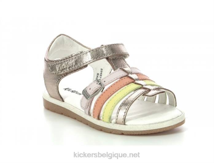 gilianna or rose orange enfants KickersDT22479