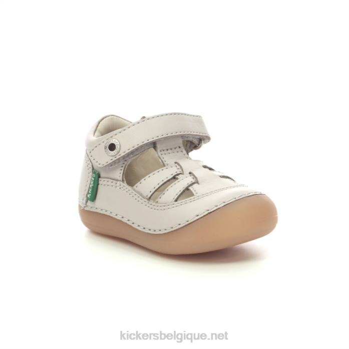 gris clair moelleux enfants KickersDT22512