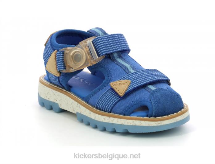 kickclic bleu enfants KickersDT22452