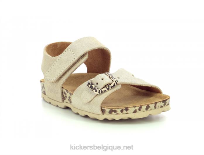 léopard beige sunkro enfants KickersDT22680