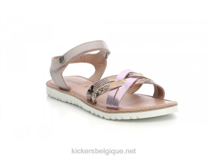 meilleur nouveau reptile violet clair enfants KickersDT22667