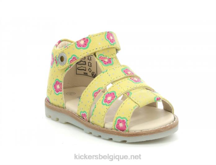 noopi fleur jaune enfants KickersDT22389